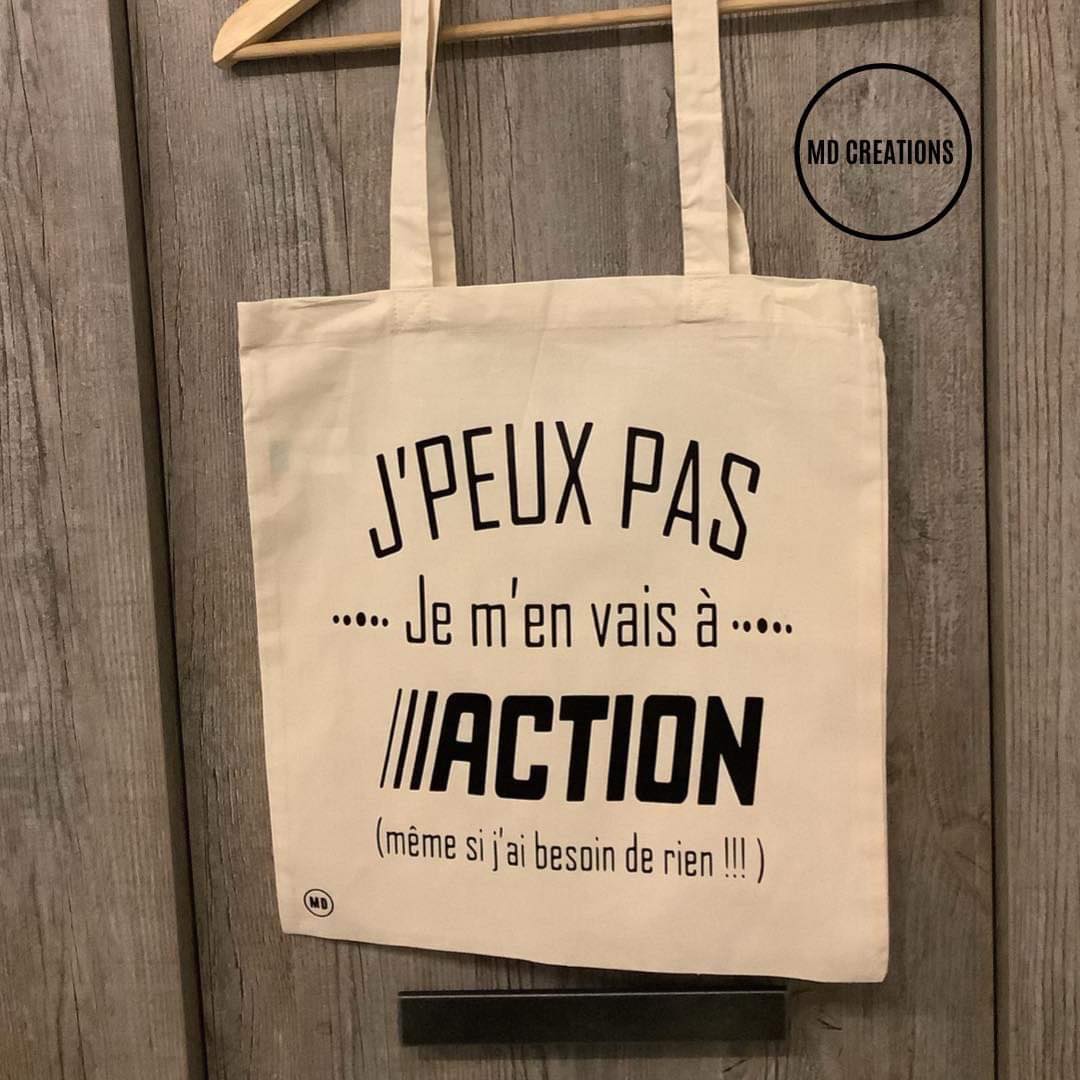 Tote bag "action"