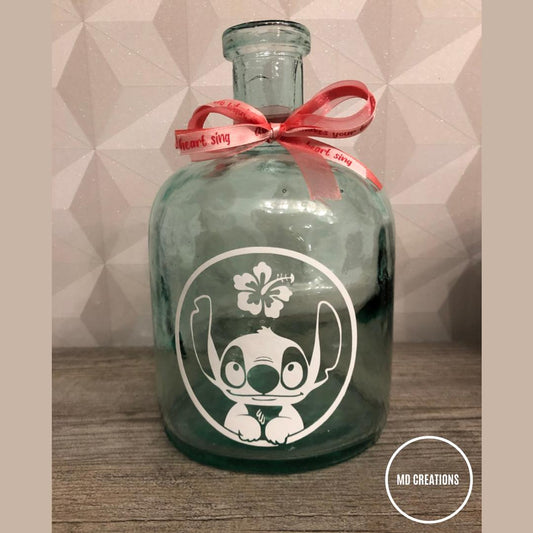 Vase lumineux personnalisé