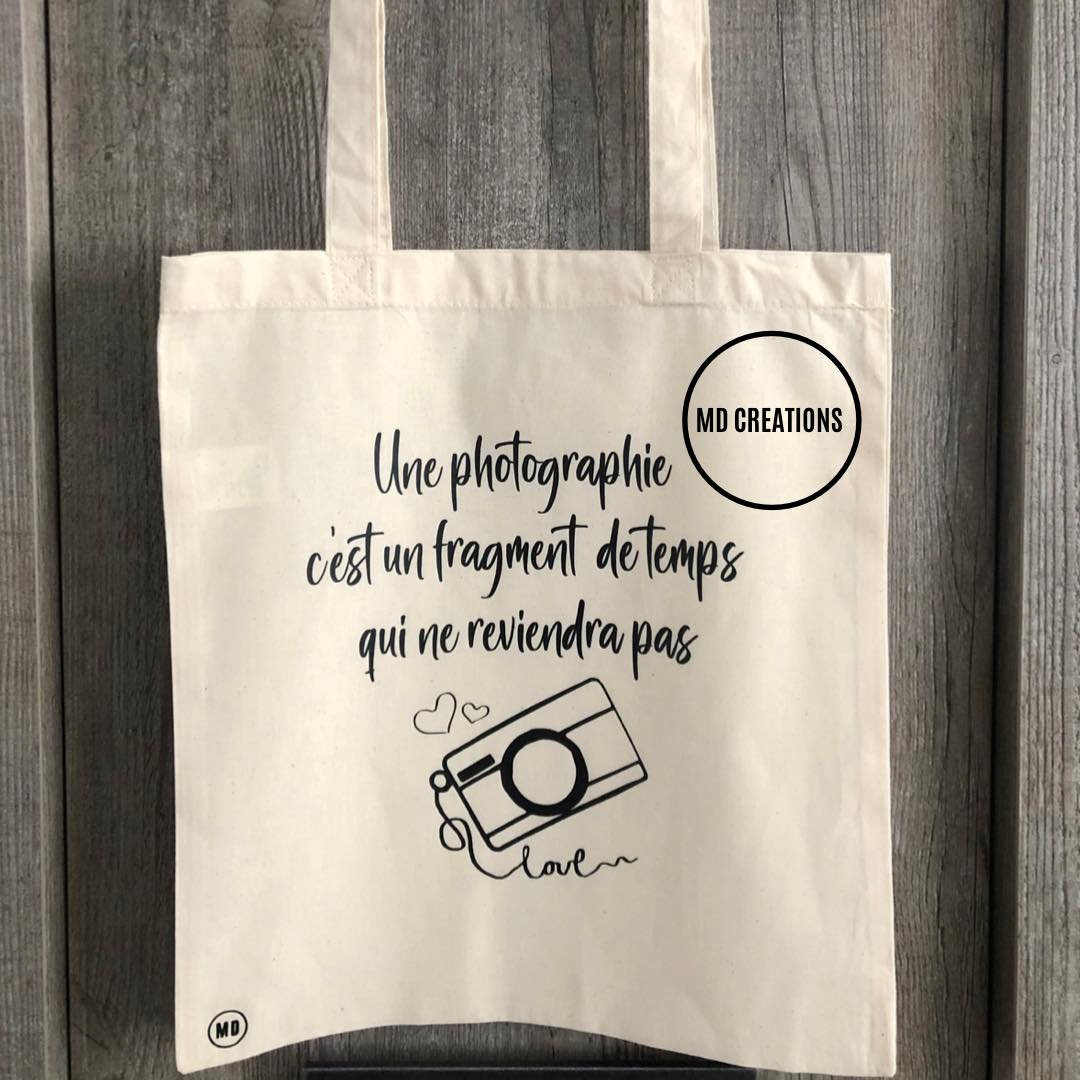 Tote bag photographie - modèle 1