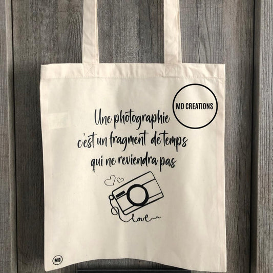 Tote bag photographie - modèle 1