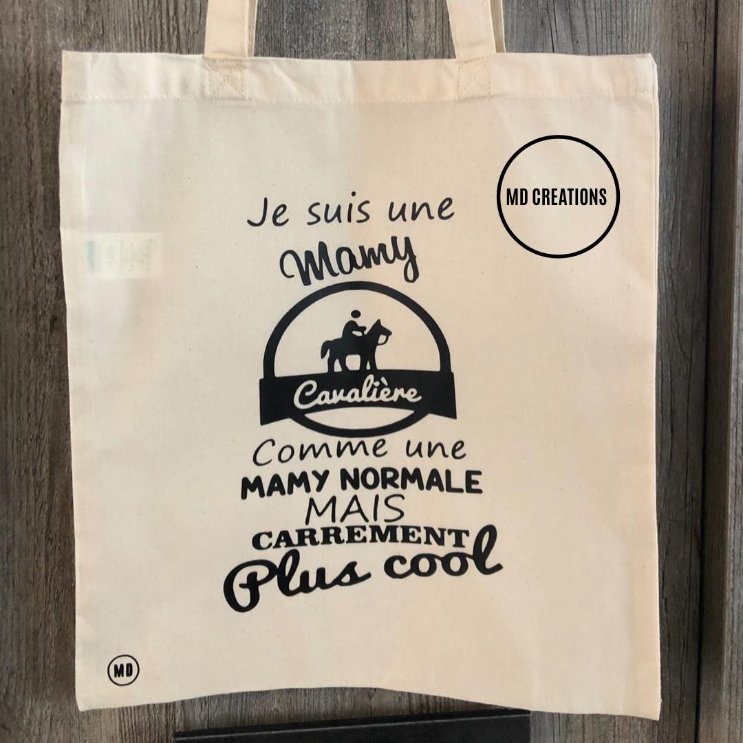 Tote bag "cavalière"
