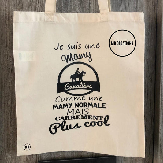 Tote bag "cavalière"