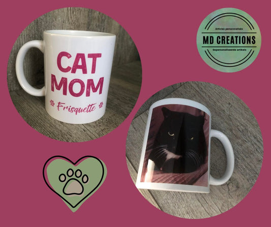 Mug "cat mom"