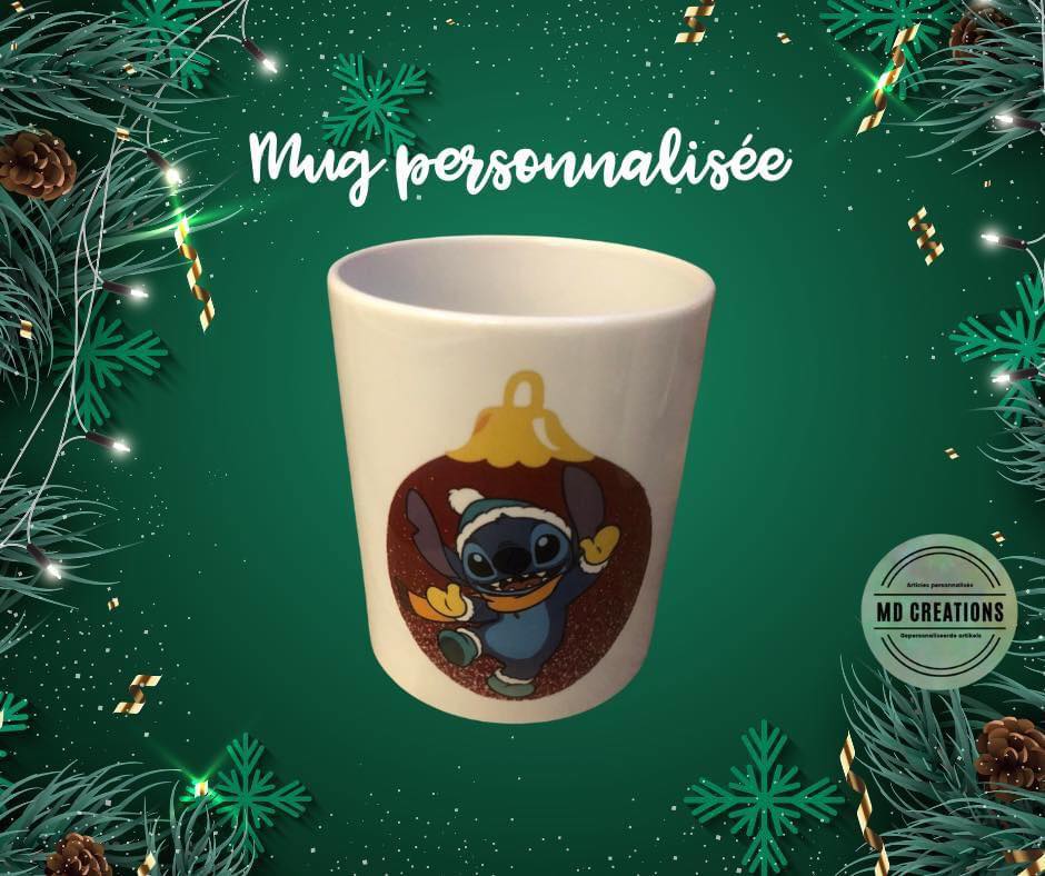 Mug Stitch boule de Noël