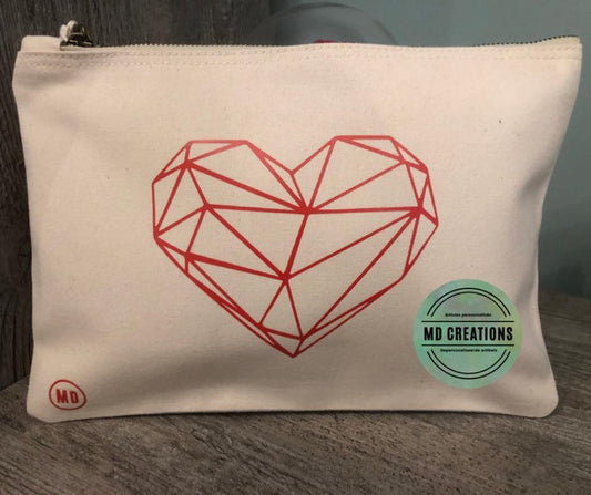 Pochette coeur