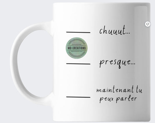 Mug "pas du matin"