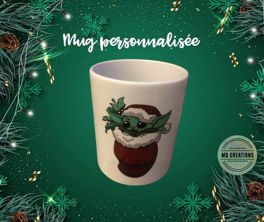 Mug bébé yoda Noël