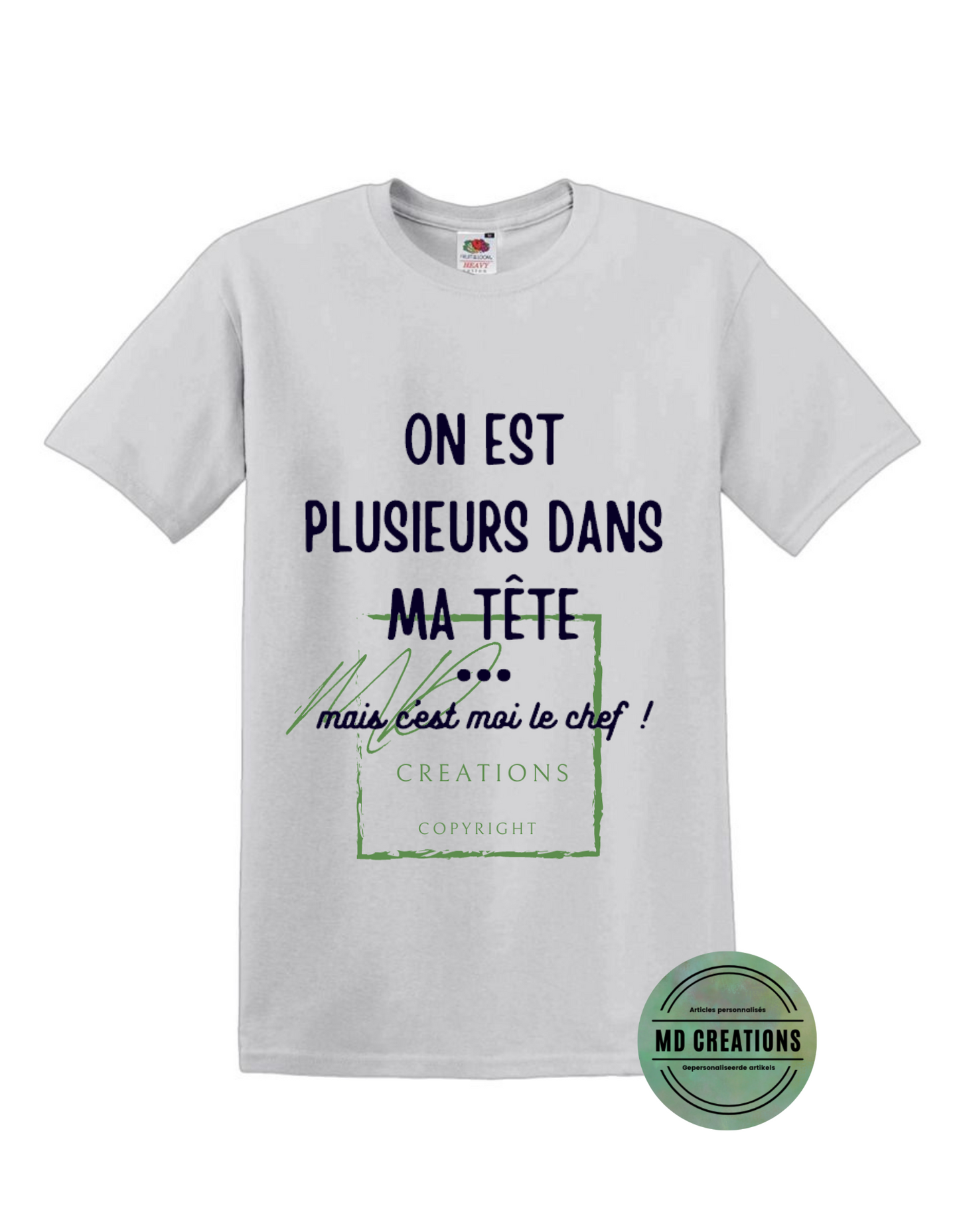 T-shirt "fou/folle"