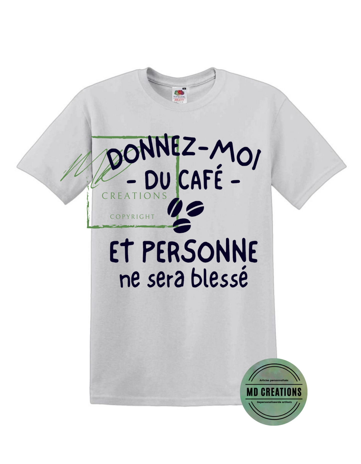 T-shirt "café"